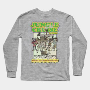 Jungle Cruise, The Cartoon! (distressed version) Long Sleeve T-Shirt